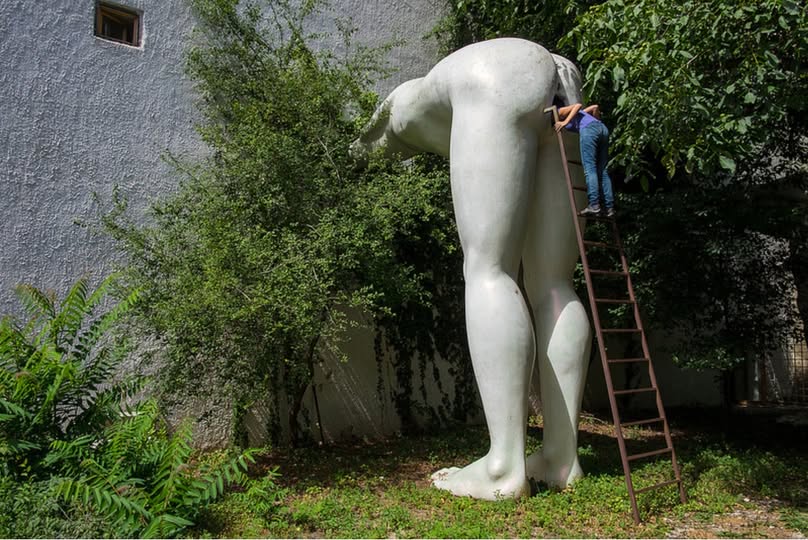 avoir la tête dans le c